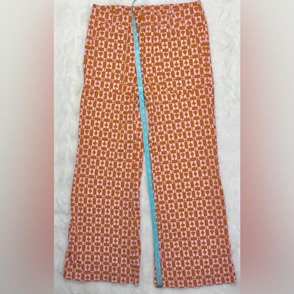 Maeve by Anthropologie Naomi Ponte Wide-Leg Flare Pants 4 - Picture 3 of 9